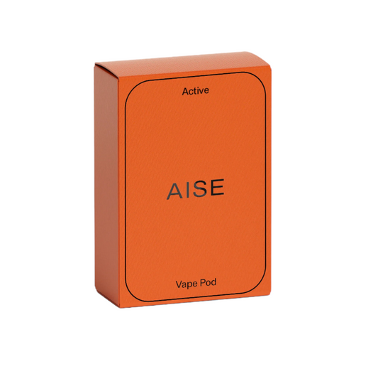 Cartouche e-liquide CBD AISE Active « Vape Pod » orange, sans nicotine