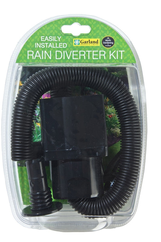 Kit de déflecteur de pluie, en boîte, tuyau ondulé noir et raccords