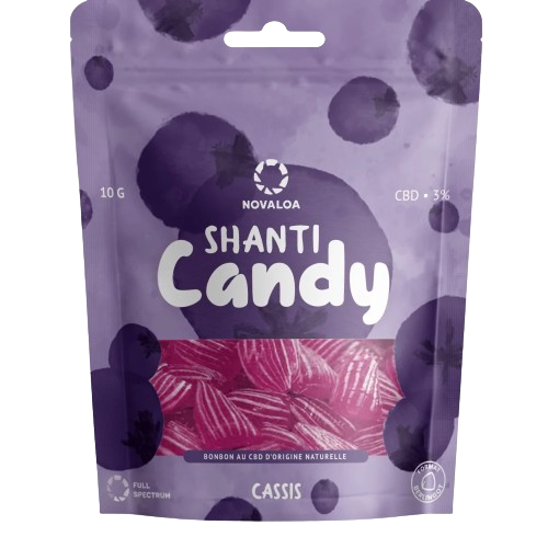Sachet Shanti Candy NOVALOA CBD 3% à la cassis