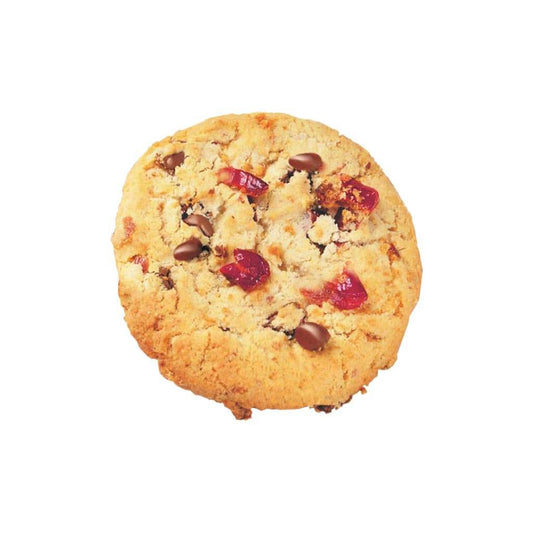Cookie rond aux canneberges et pépites de chocolat
