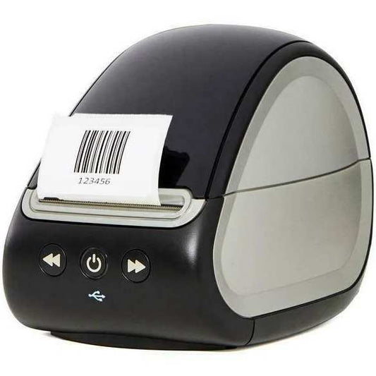 Imprimante d’étiquettes DYMO LabelWriter 550 noire, tête d’impression avec étiquette et boutons