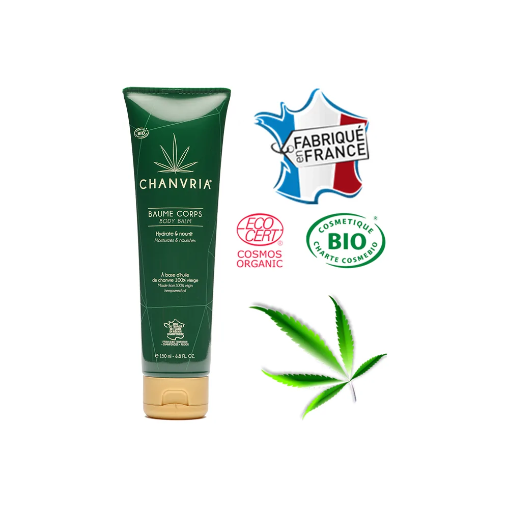 Baume Corps Huile De Chanvre Bio Chanvria - Chris'Shop cbd