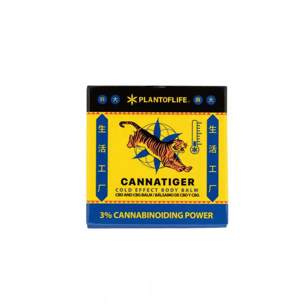 Baume Du Tigre CBD & CBG Effet Froid CANNATIGER Plant Of Life