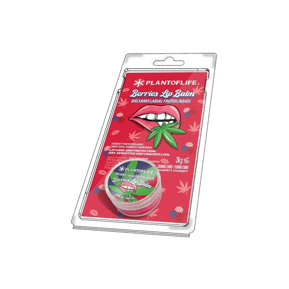 Baume Lèvres CBD & CBG Fruits Rouge Plant Of Life - Chris'Shop cbd
