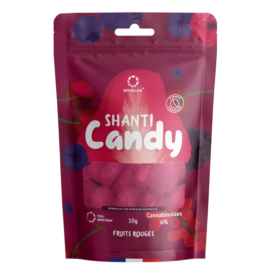 Bonbon CBD CBN CBG Fruits Rouges NOVALOA - Chris'Shop cbd