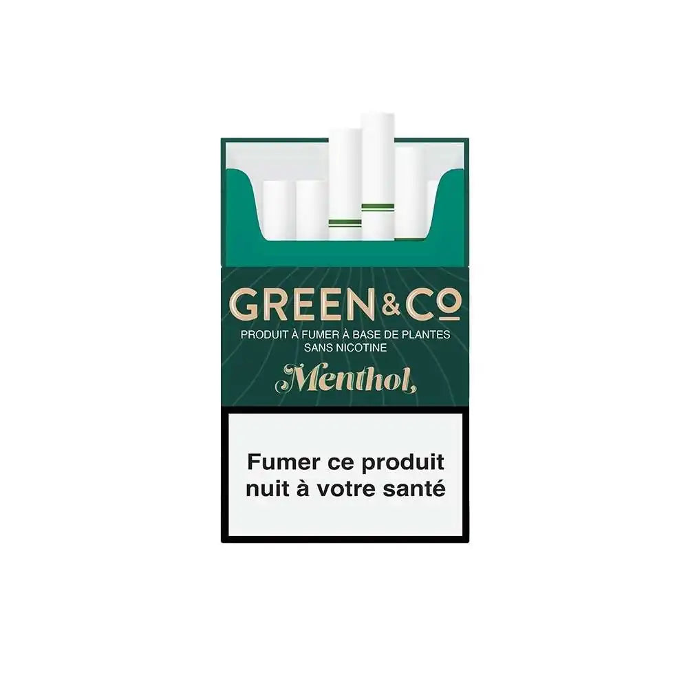 Cigarettes CBD Menthol Green&Co - Chris'Shop cbd