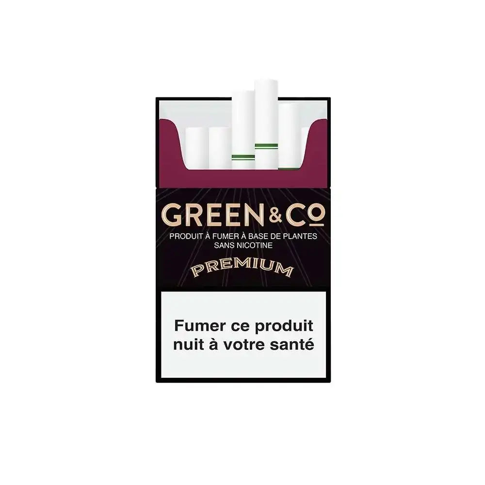 Cigarettes CBD Premium Green&Co - Chris'Shop cbd