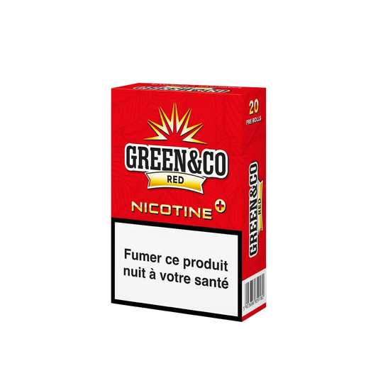 Cigarettes CBD Nicotine+ Green&Co - Chris'Shop cbd