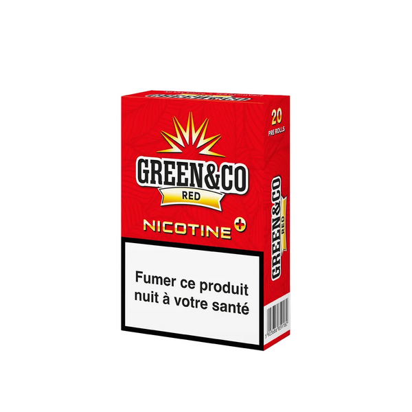 Cigarettes CBD Nicotine+ Green&Co