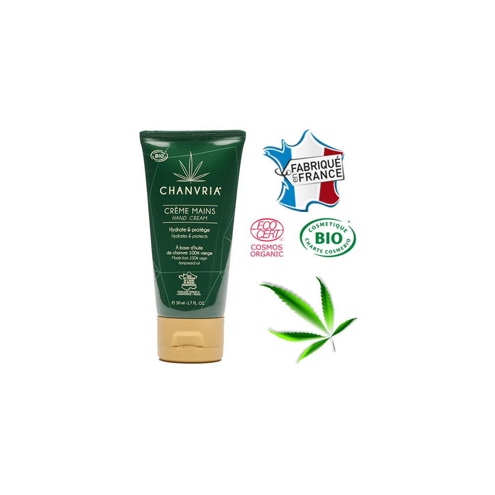 Crème Mains Huile De Chanvre Bio Chanvria
