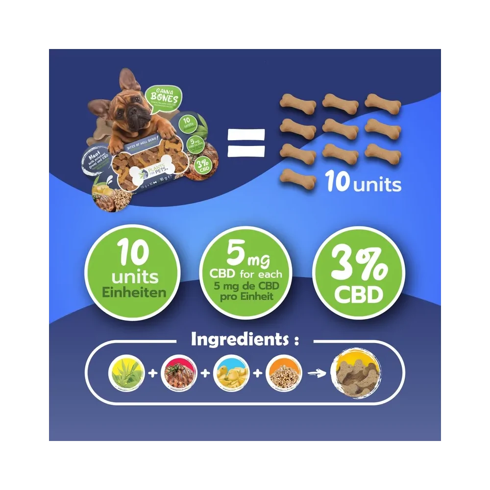 Friandises au CBD Chien Plants For Pets - Chris'Shop cbd