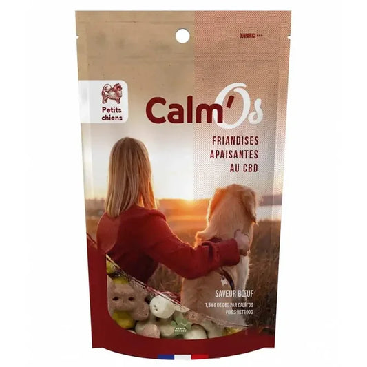 Friandise CBD Chien Petit Calm'Os NOVALOA - Chris'Shop cbd