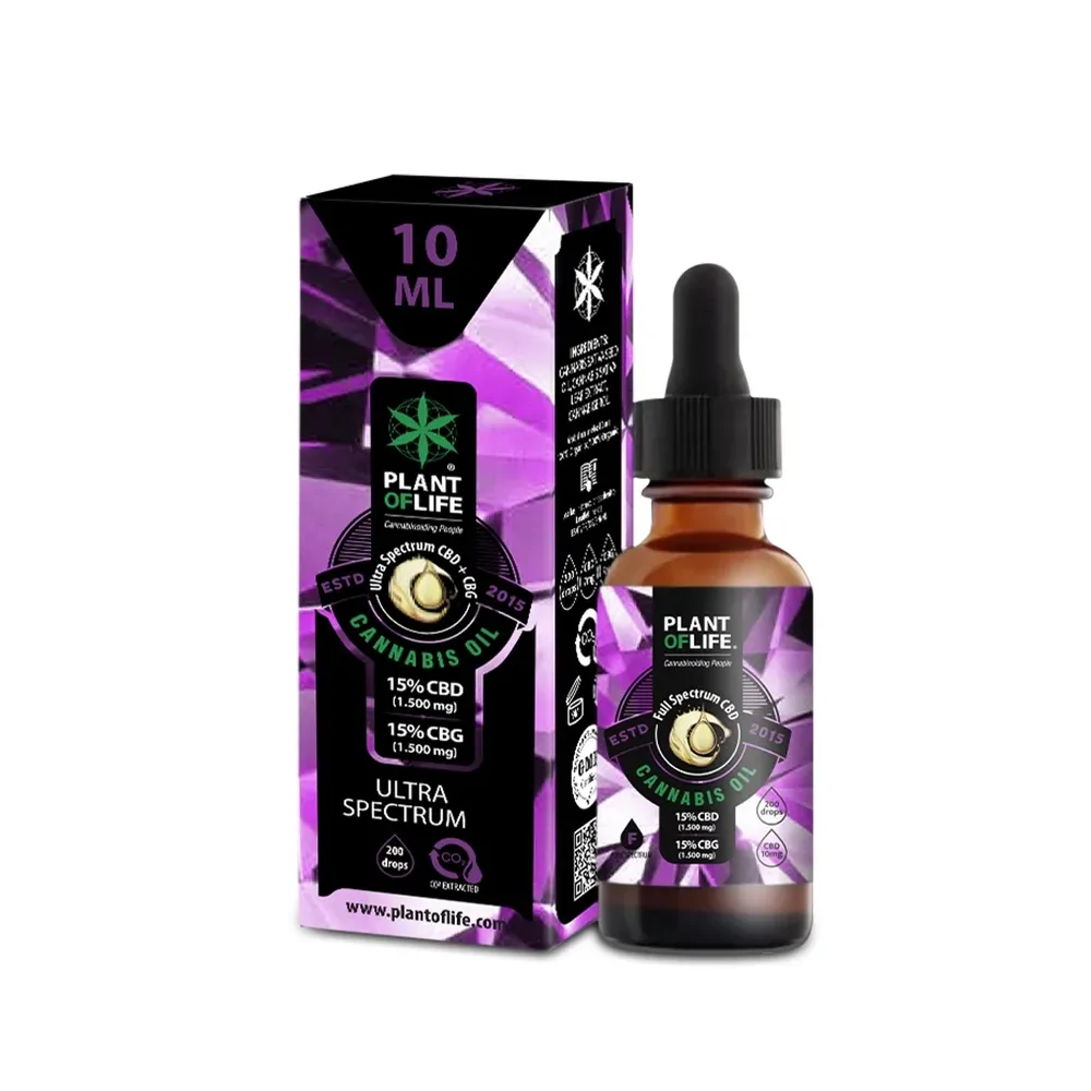 Huile CBD & CBG 30% Ultra Spectrum Plant Of Life - Chris'Shop cbd