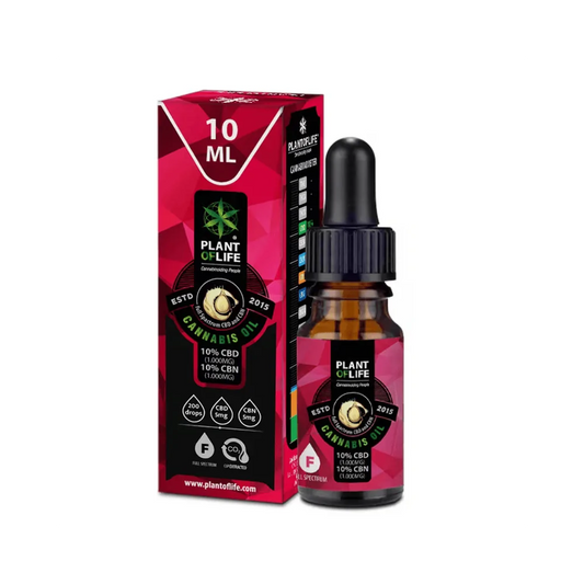 Huile CBN CBD 10% Full Spectrum Plant Of Life - Chris'Shop cbd