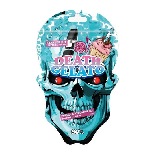 Starter Kit Death Gelato Batterie + Pod 90% MCP-N, MCP-S + Muscimole 40mg - Chris'Shop cbd