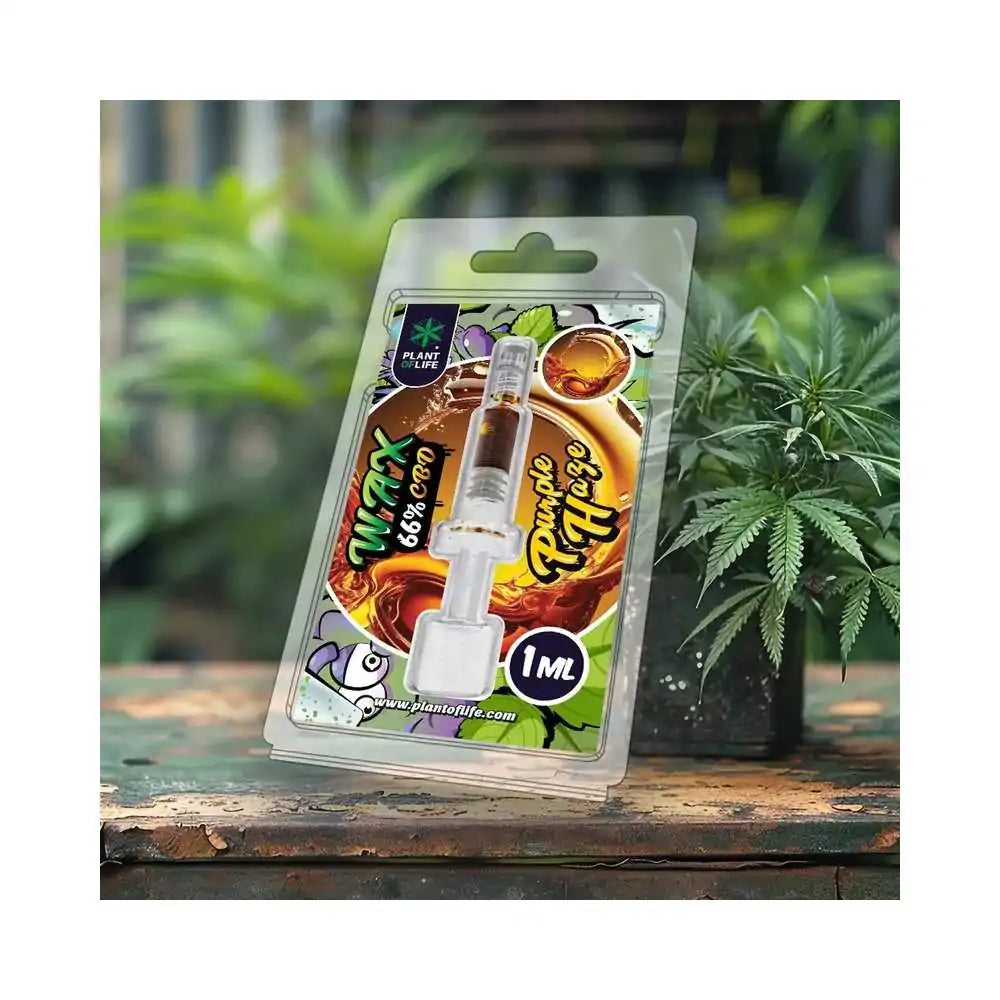 Wax Purple Haze 1ml 66% CBD Plant Of Life - Chris'Shop cbd