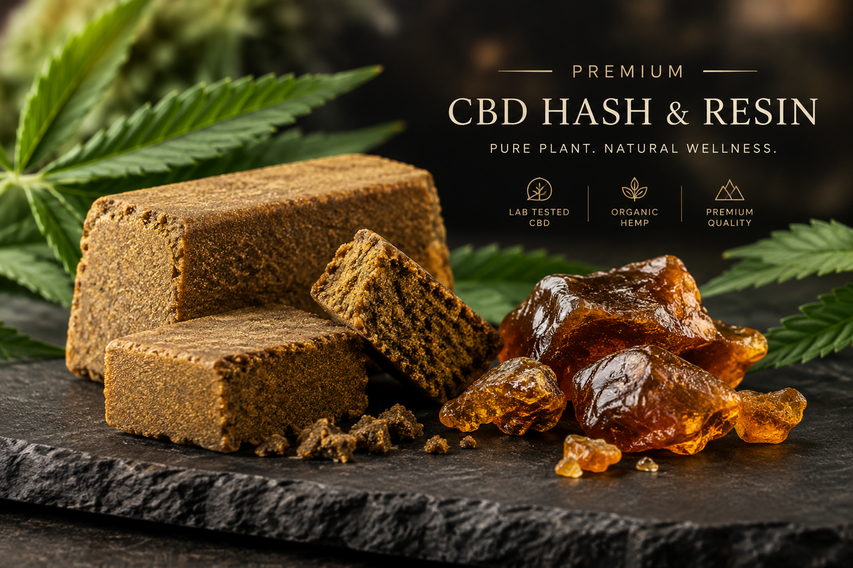 Résines de CBD petit et gros format