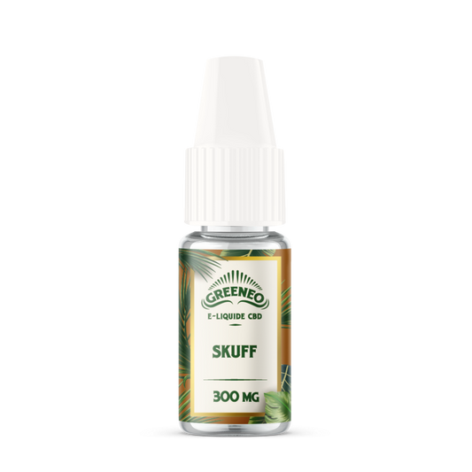 Flacon d’e-liquide CBD Skuff, 300 mg, bouchon compte-gouttes