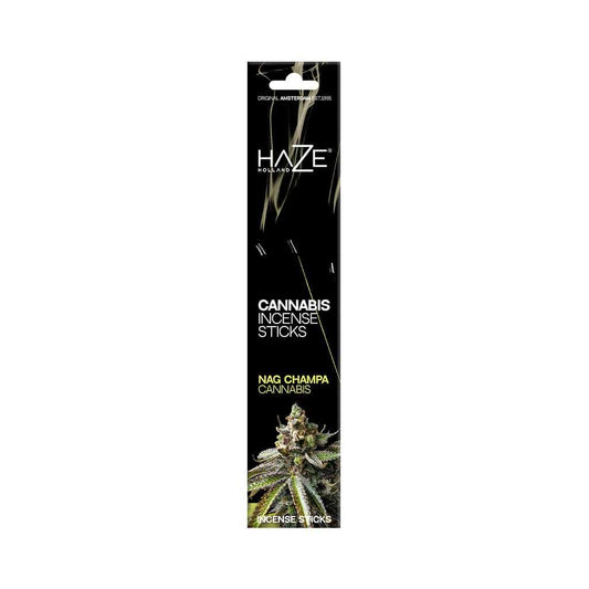 Boîte d’encens bâtonnets Cannabis Haze Nag Champa, 15 bâtonnets