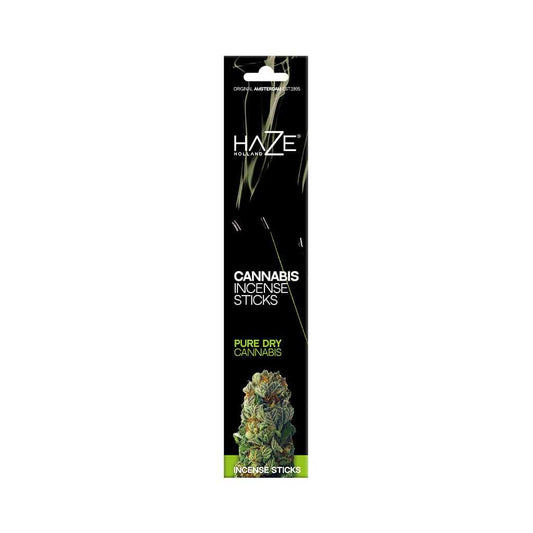 Boîte d’encens en bâtonnets au cannabis Haze “Pure Dry Cannabis”