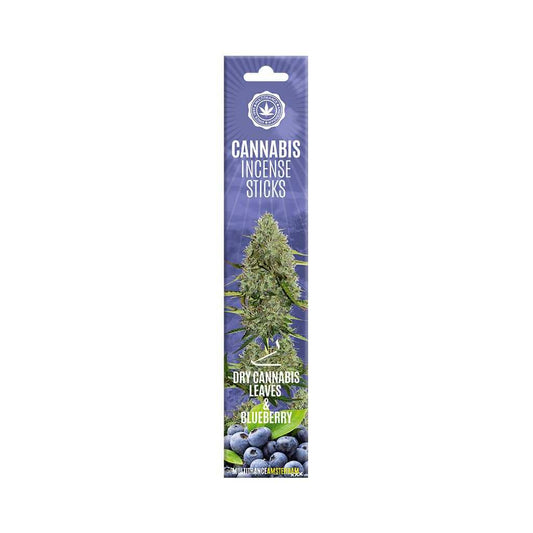 Boîte de bâtonnets d’encens Encens Cannabis au cannabis et myrtille
