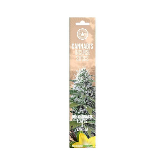 Boîte d’encens Cannabis Vanille MULTITRANCE, bâtons en sachet
