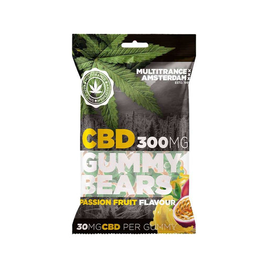 Sachet Bonbon CBD oursons gommeux saveur fruit de la passion