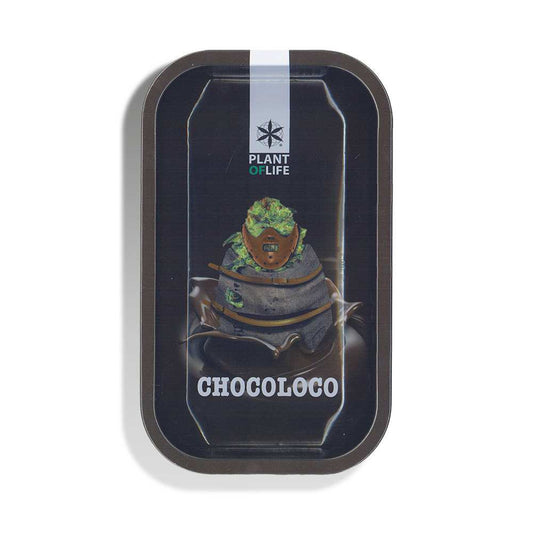Plateau de chocolat Chocoloco « Plant of Life », boîte noire avec illustrations