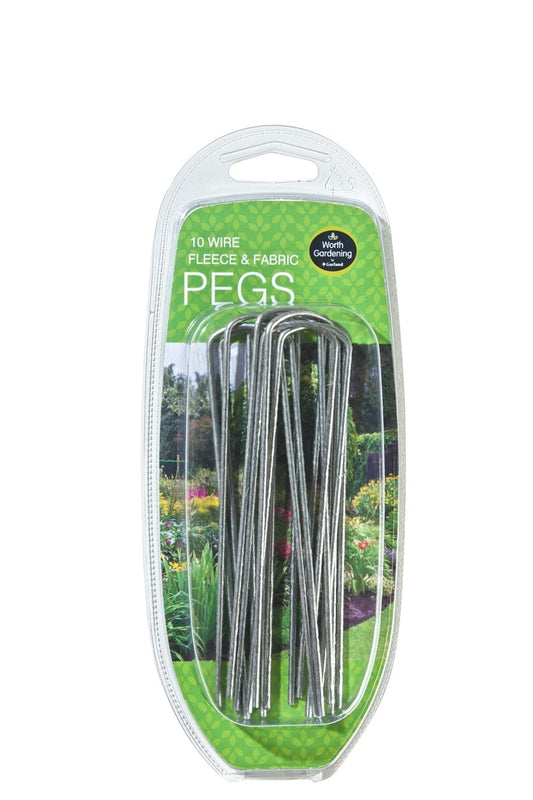Pinces à tissu et molleton en métal, lot de 10, en emballage blister