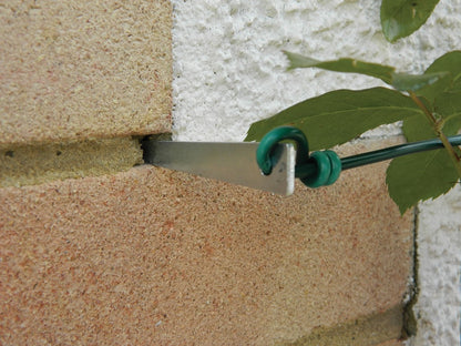 Crochets attache-fil lot de 10, pince verte pour fixer un câble ou une clôture