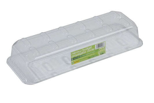 Couvercle de serre propagateur étroit en plastique transparent, forme allongée