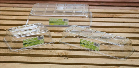 Couvercles de serre propagateur étroits en plastique transparent, lots de plusieurs