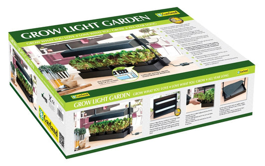 Lampe de culture Grow Light Jardin noire sur boîte d’emballage