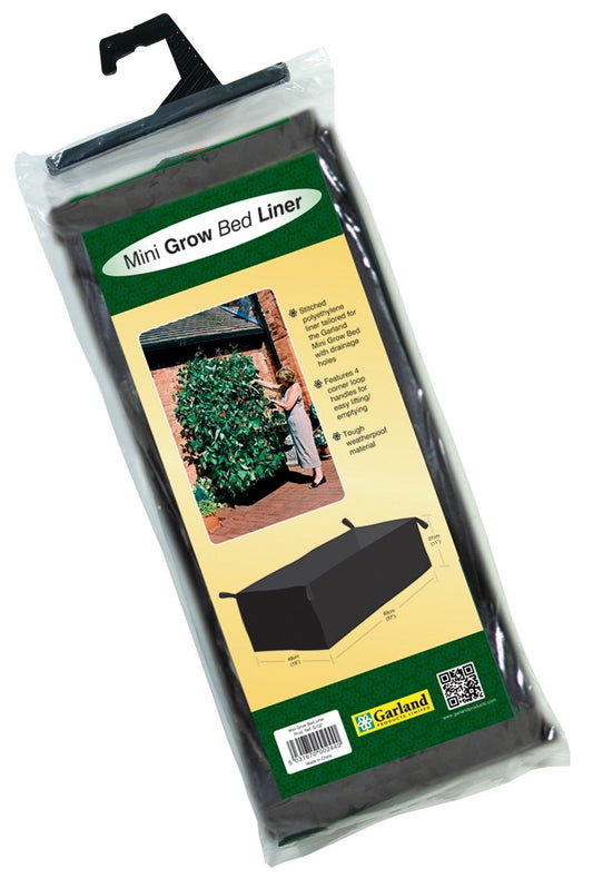 Doublure pour mini lit de culture noire vendue en sachet, étiquette verte