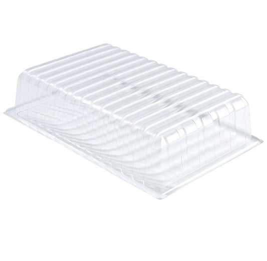 Couvercle en plastique transparent pour semis et boutures, avec aérations