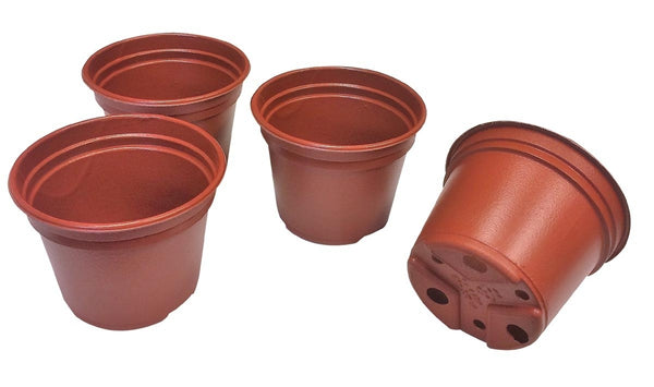 18 pots de remplacement de 9 cm sur plateau