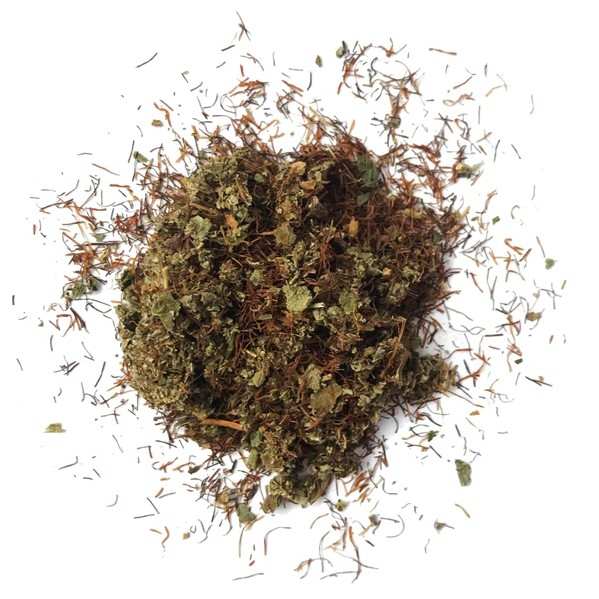 Mélange de plantes L'AVENTURIÈRE, herbes séchées en vrac brun-vert