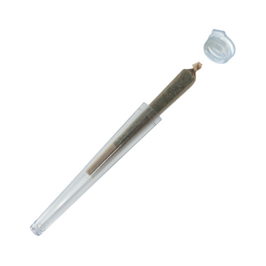 Préroulé CBD dans tube transparent, embout amovible