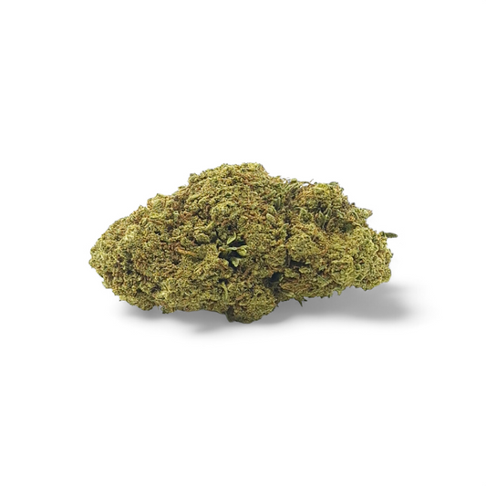 Fleur de CBD verte : bourgeon dense et touffu