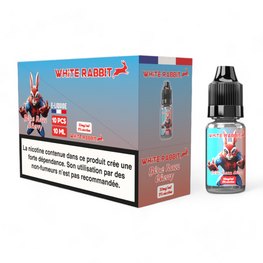 Flacon d’e-liquide 10 ml avec pipette et boîte White Rabbit