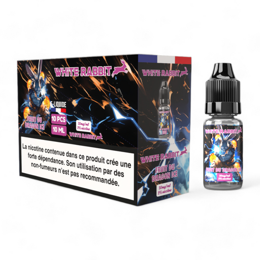 E-liquide White Rabbit Fruit du dragon glacé, flacon 10 ml