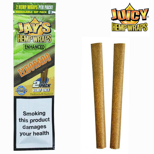 Enveloppes à chanvre Eldorado JUICY JAY'S, deux rouleaux brun doré