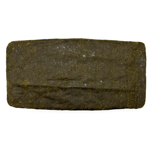 Barre de résine CBD vert foncé, surface plane, 100 g