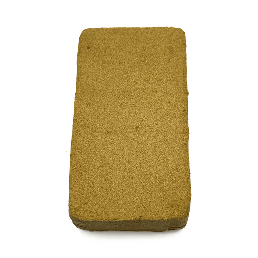 Bloc de résine CBD marron, pavé compact