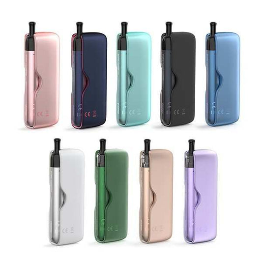 Kit pod VooPoo Doric Galaxy avec powerbank, boîtiers multicolores.