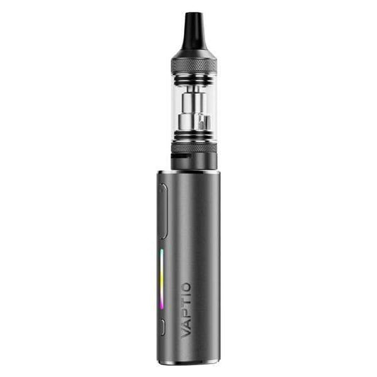 Cigarette électronique Vaptio Cosmo Lite gris foncé avec atomiseur et embout noir