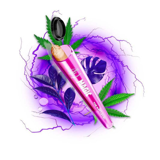 Pré-roulé Magic Violet NXT en tube rose, visuel violet et filtre noir