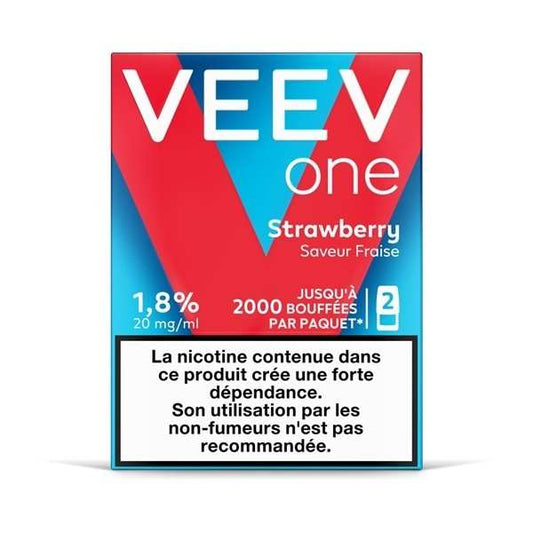Boîte de 2 pods Veev One Saveur Fraise