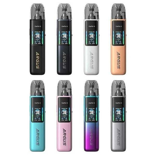 Kit pod Argus G2 1000 mAh Voopoo, plusieurs coloris, avec écran et embout transparent