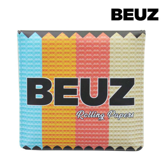 Cendrier de poche BEUZ à motifs colorés, rabat et fermeture